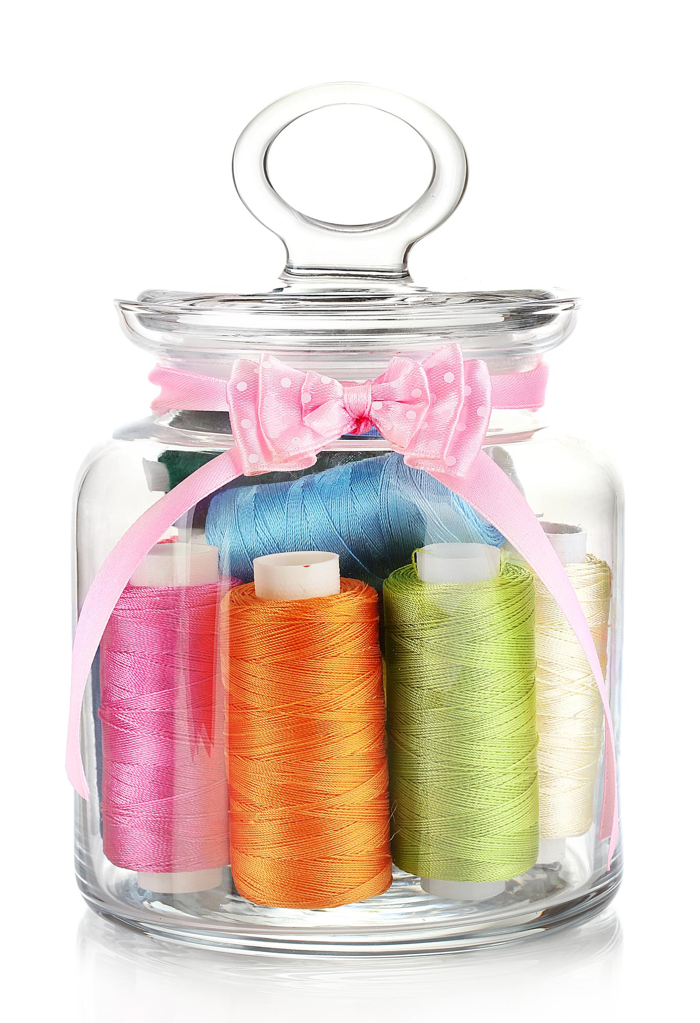Kit di ricamo con colori pastello